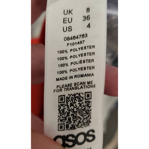 ASOS Maternity button front frill sleeve wide leg jumpsuit with cut out back - Picture 10 of 14